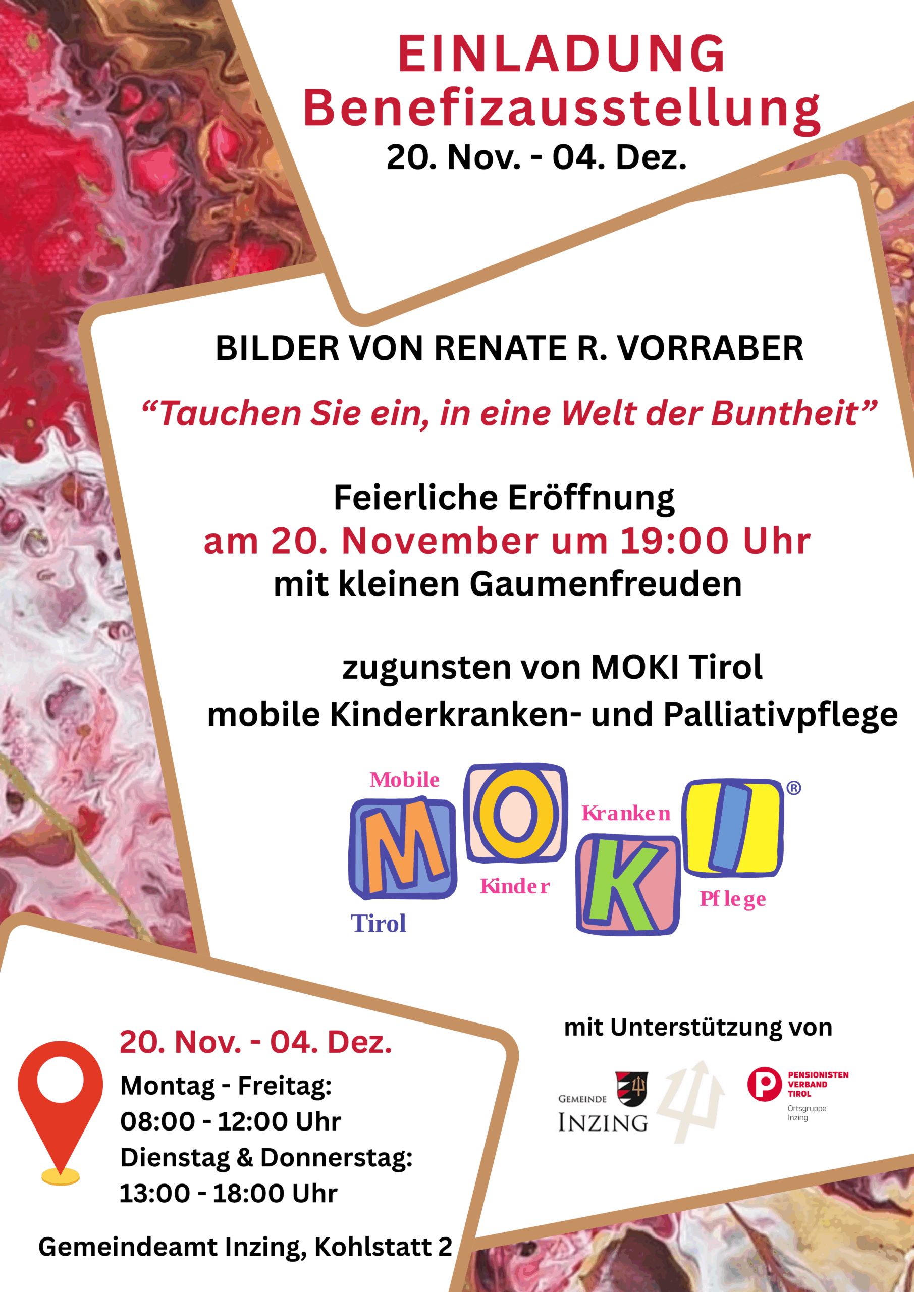 Einladung zur Benefizausstellung